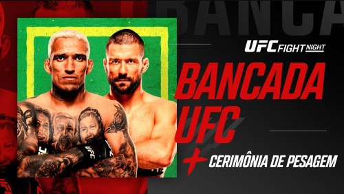 Assistir BANCADA UFC + CERIMÔNIA DE PESAGEM Ao Vivo Online 10/10/2025 Ao Vivo Online Grátis 24 Horas HD