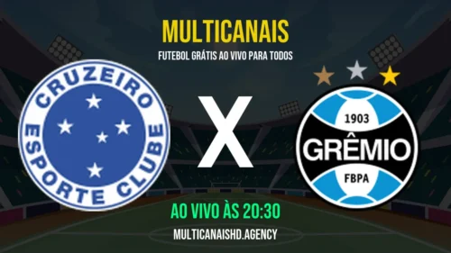 Assistir Cruzeiro x Grêmio Ao Vivo Online 18/04/2026 Ao Vivo Online Grátis 24 Horas HD