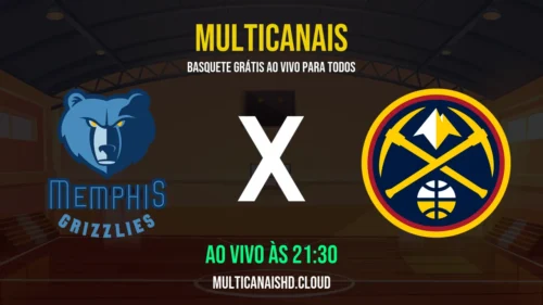 Assistir Grizzlies x Nuggets Ao Vivo Online 18/03/2026 Ao Vivo Online Grátis 24 Horas HD