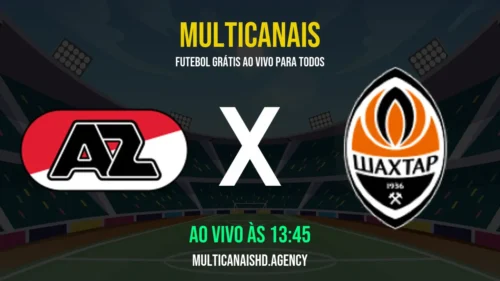 Assistir AZ Alkmaar x Shakhtar Donetsk Ao Vivo Online 16/04/2026 Ao Vivo Online Grátis 24 Horas HD