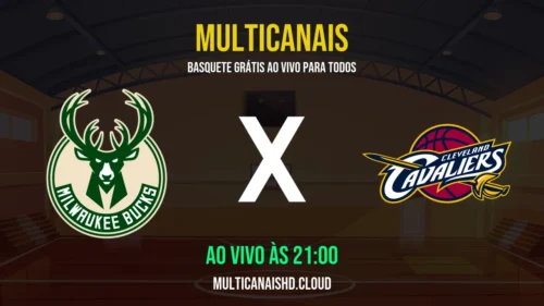Assistir Bucks x Cavaliers Ao Vivo Online 17/03/2026 Ao Vivo Online Grátis 24 Horas HD