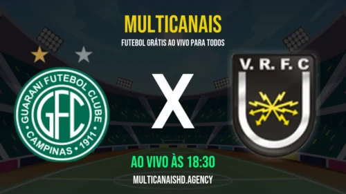 Assistir Guarani Campinas x Volta Redonda Ao Vivo Online 12/04/2026 Ao Vivo Online Grátis 24 Horas HD