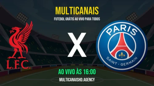 Assistir Liverpool x Paris Saint Germain Ao Vivo Online 14/04/2026 Ao Vivo Online Grátis 24 Horas HD