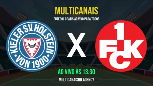 Assistir Holstein Kiel x 1. FC Kaiserslautern Ao Vivo Online 17/04/2026 Ao Vivo Online Grátis 24 Horas HD
