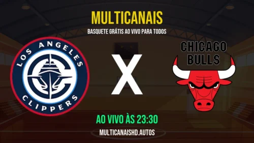 Assistir Clippers x Bulls Ao Vivo Online 13/03/2026 Ao Vivo Online Grátis 24 Horas HD