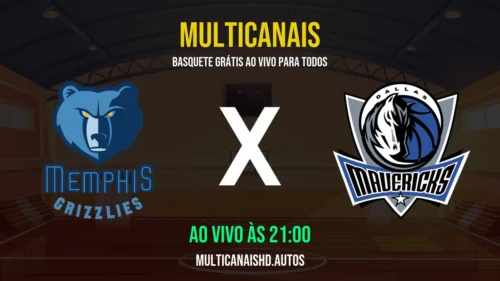 Assistir Grizzlies x Mavericks Ao Vivo Online 12/03/2026 Ao Vivo Online Grátis 24 Horas HD