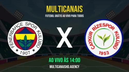 Assistir Fenerbahce x Rizespor Ao Vivo Online 17/04/2026 Ao Vivo Online Grátis 24 Horas HD