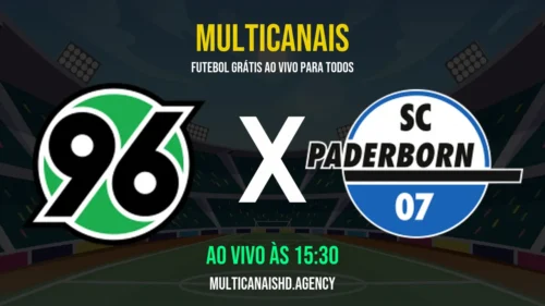 Assistir Hannover 96 x SC Paderborn 07 Ao Vivo Online 18/04/2026 Ao Vivo Online Grátis 24 Horas HD
