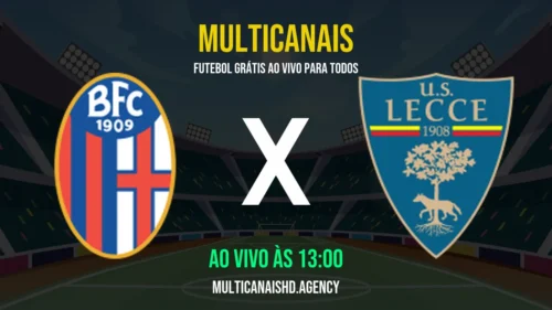 Assistir Bologna x Lecce Ao Vivo Online 12/04/2026 Ao Vivo Online Grátis 24 Horas HD