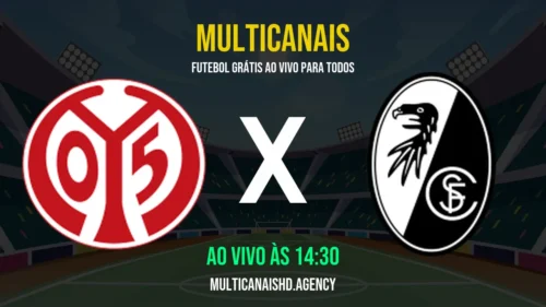 Assistir FSV Mainz 05 x SC Freiburg Ao Vivo Online 12/04/2026 Ao Vivo Online Grátis 24 Horas HD