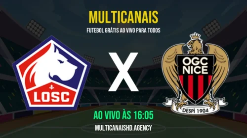 Assistir Lille x Nice Ao Vivo Online 18/04/2026 Ao Vivo Online Grátis 24 Horas HD