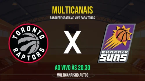 Assistir Raptors x Suns Ao Vivo Online 13/03/2026 Ao Vivo Online Grátis 24 Horas HD