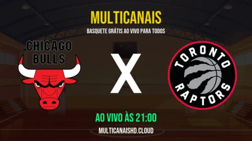 Assistir Bulls x Raptors Ao Vivo Online 18/03/2026 Ao Vivo Online Grátis 24 Horas HD