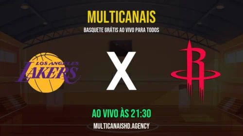 Assistir Lakers x Rockets Ao Vivo Online 18/04/2026 Ao Vivo Online Grátis 24 Horas HD
