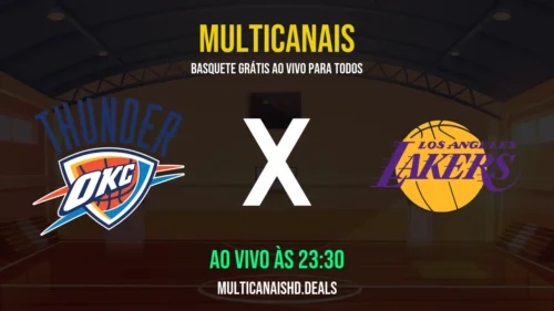 Assistir Thunder x Lakers Ao Vivo Online 07/04/2026 Ao Vivo Online Grátis 24 Horas HD