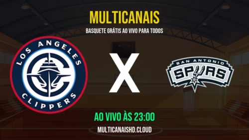 Assistir Clippers x Spurs Ao Vivo Online 16/03/2026 Ao Vivo Online Grátis 24 Horas HD