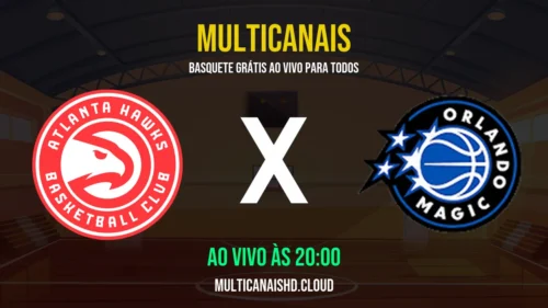 Assistir Hawks x Magic Ao Vivo Online 16/03/2026 Ao Vivo Online Grátis 24 Horas HD