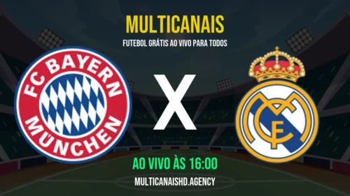 Assistir Bayern München x Real Madrid Ao Vivo Online 15/04/2026 Ao Vivo Online Grátis 24 Horas HD