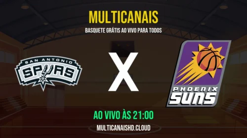 Assistir Spurs x Suns Ao Vivo Online 19/03/2026 Ao Vivo Online Grátis 24 Horas HD