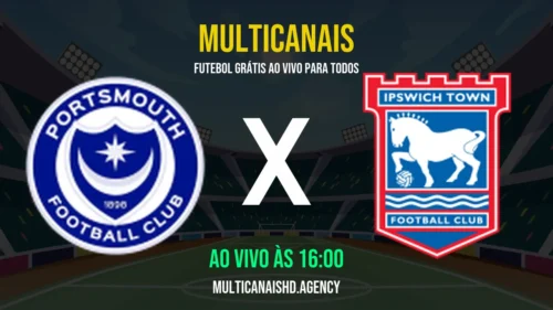 Assistir Portsmouth x Ipswich Ao Vivo Online 14/04/2026 Ao Vivo Online Grátis 24 Horas HD