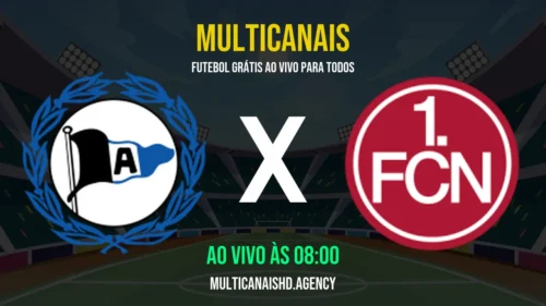 Assistir Arminia Bielefeld x 1. FC Nürnberg Ao Vivo Online 18/04/2026 Ao Vivo Online Grátis 24 Horas HD