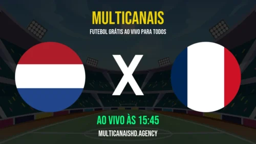 Assistir Holanda x França – Eliminatórias da Copa do Mundo Feminina Ao Vivo Online 14/04/2026 Ao Vivo Online Grátis 24 Horas HD