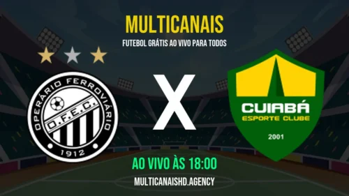 Assistir Operario-PR x Cuiabá Ao Vivo Online 12/04/2026 Ao Vivo Online Grátis 24 Horas HD