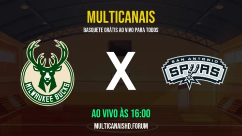 Assistir Bucks x Spurs Ao Vivo Online 29/03/2026 Ao Vivo Online Grátis 24 Horas HD