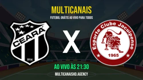 Assistir Ceará x Jacuipense Ao Vivo Online 14/04/2026 Ao Vivo Online Grátis 24 Horas HD