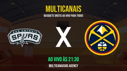 Assistir Spurs x Nuggets Ao Vivo Online 12/04/2026 Ao Vivo Online Grátis 24 Horas HD