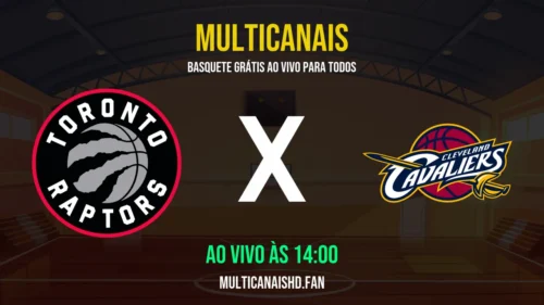 Assistir Raptors x Cavaliers Ao Vivo Online 18/04/2026 Ao Vivo Online Grátis 24 Horas HD