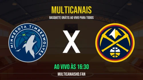 Assistir Timberwolves x Nuggets Ao Vivo Online 18/04/2026 Ao Vivo Online Grátis 24 Horas HD