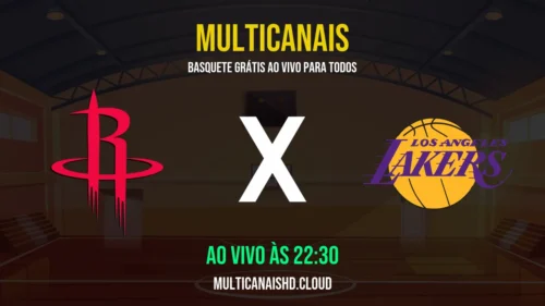 Assistir Rockets x Lakers Ao Vivo Online 18/03/2026 Ao Vivo Online Grátis 24 Horas HD