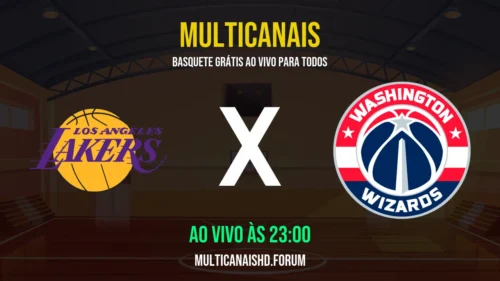 Assistir Lakers x Wizards Ao Vivo Online 30/03/2026 Ao Vivo Online Grátis 24 Horas HD