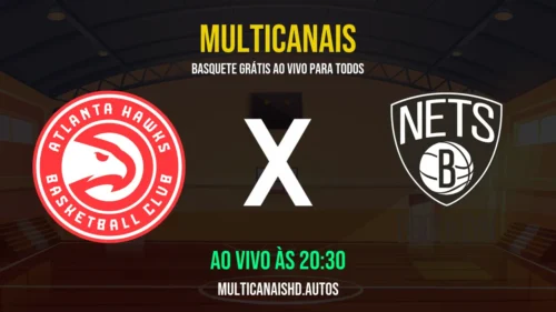 Assistir Hawks x Nets Ao Vivo Online 12/03/2026 Ao Vivo Online Grátis 24 Horas HD