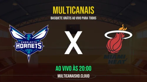 Assistir Hornets x Heat Ao Vivo Online 17/03/2026 Ao Vivo Online Grátis 24 Horas HD