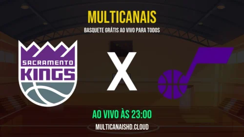 Assistir Kings x Utah Jazz Ao Vivo Online 15/03/2026 Ao Vivo Online Grátis 24 Horas HD