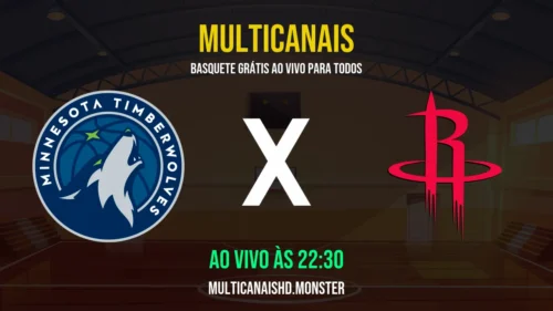 Assistir Timberwolves x Rockets Ao Vivo Online 25/03/2026 Ao Vivo Online Grátis 24 Horas HD