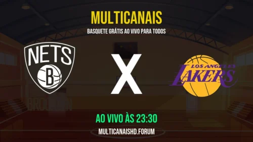 Assistir Nets x Lakers Ao Vivo Online 27/03/2026 Ao Vivo Online Grátis 24 Horas HD